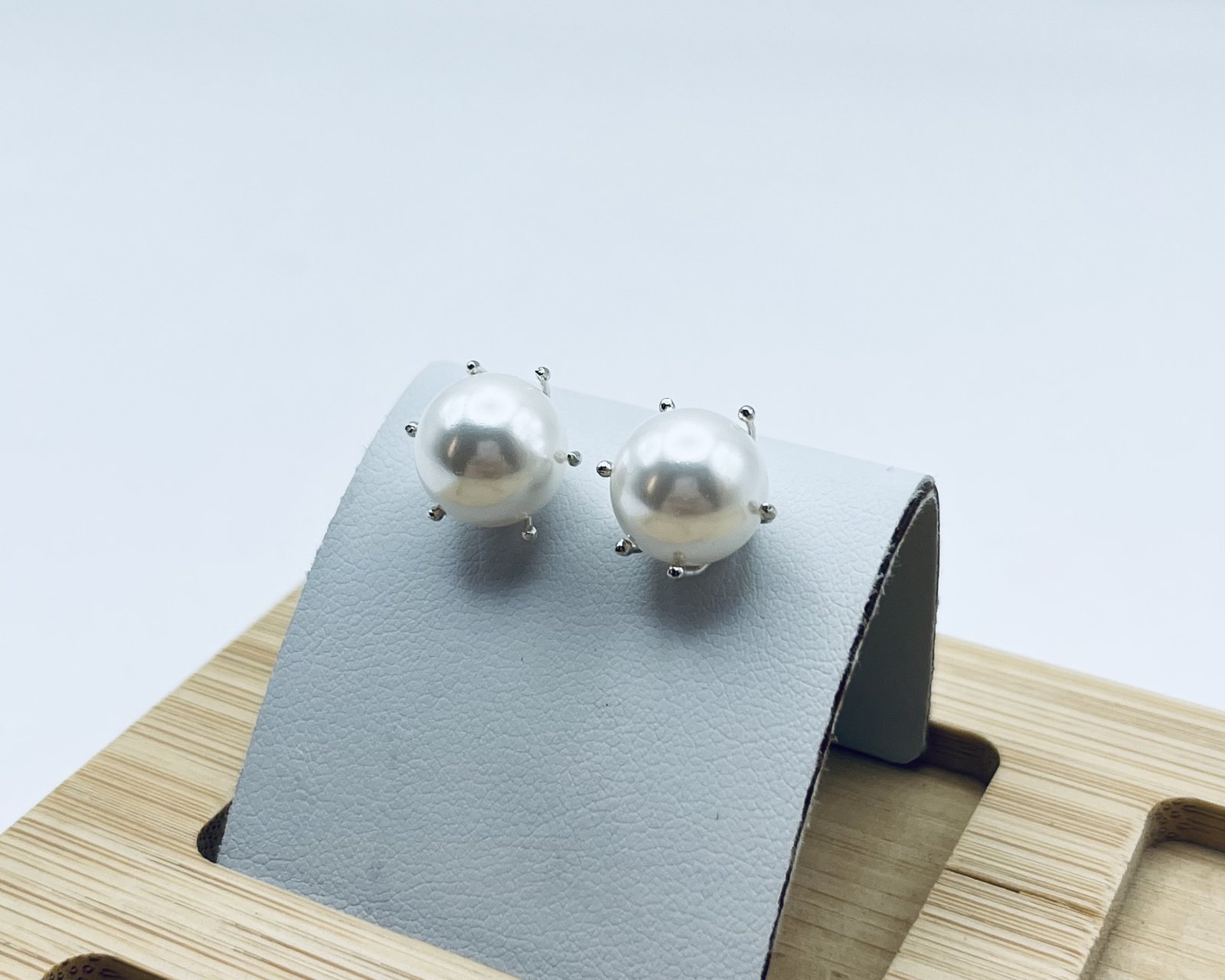 Aros Perla Beige Canastillo