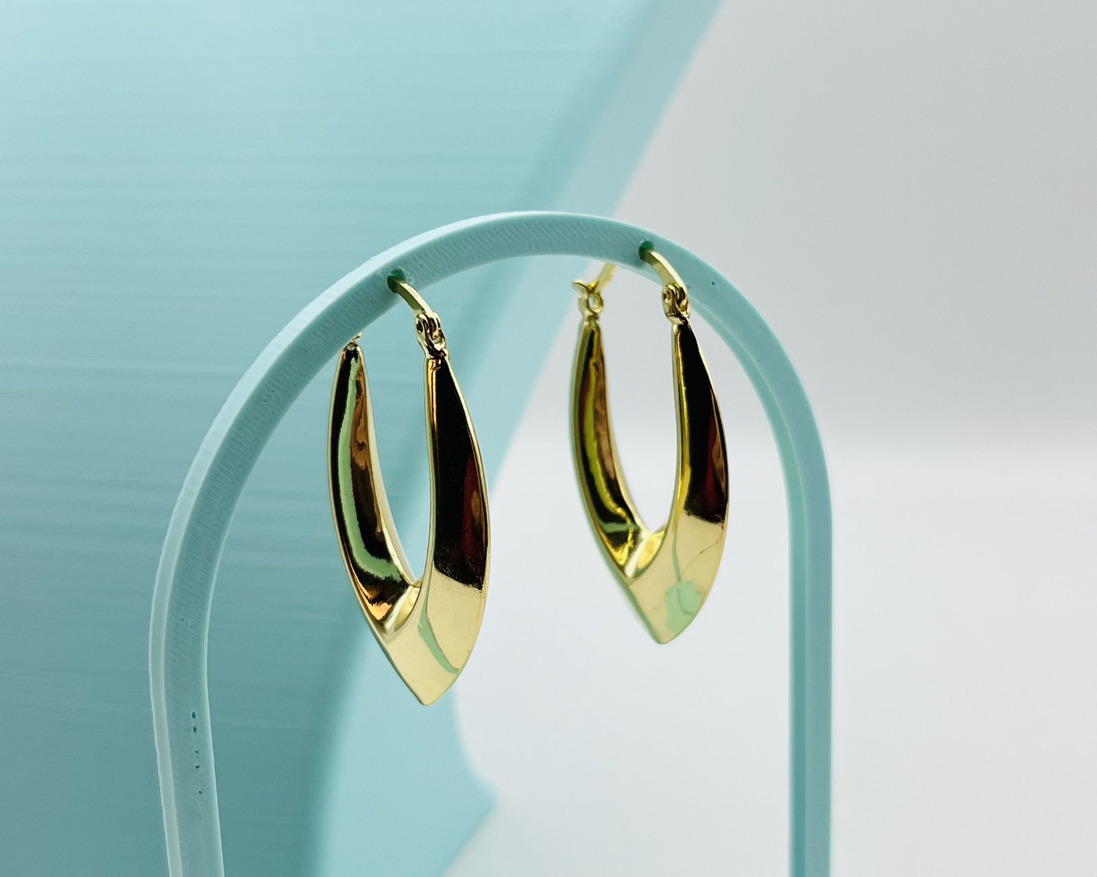 Aros Alargados Gold