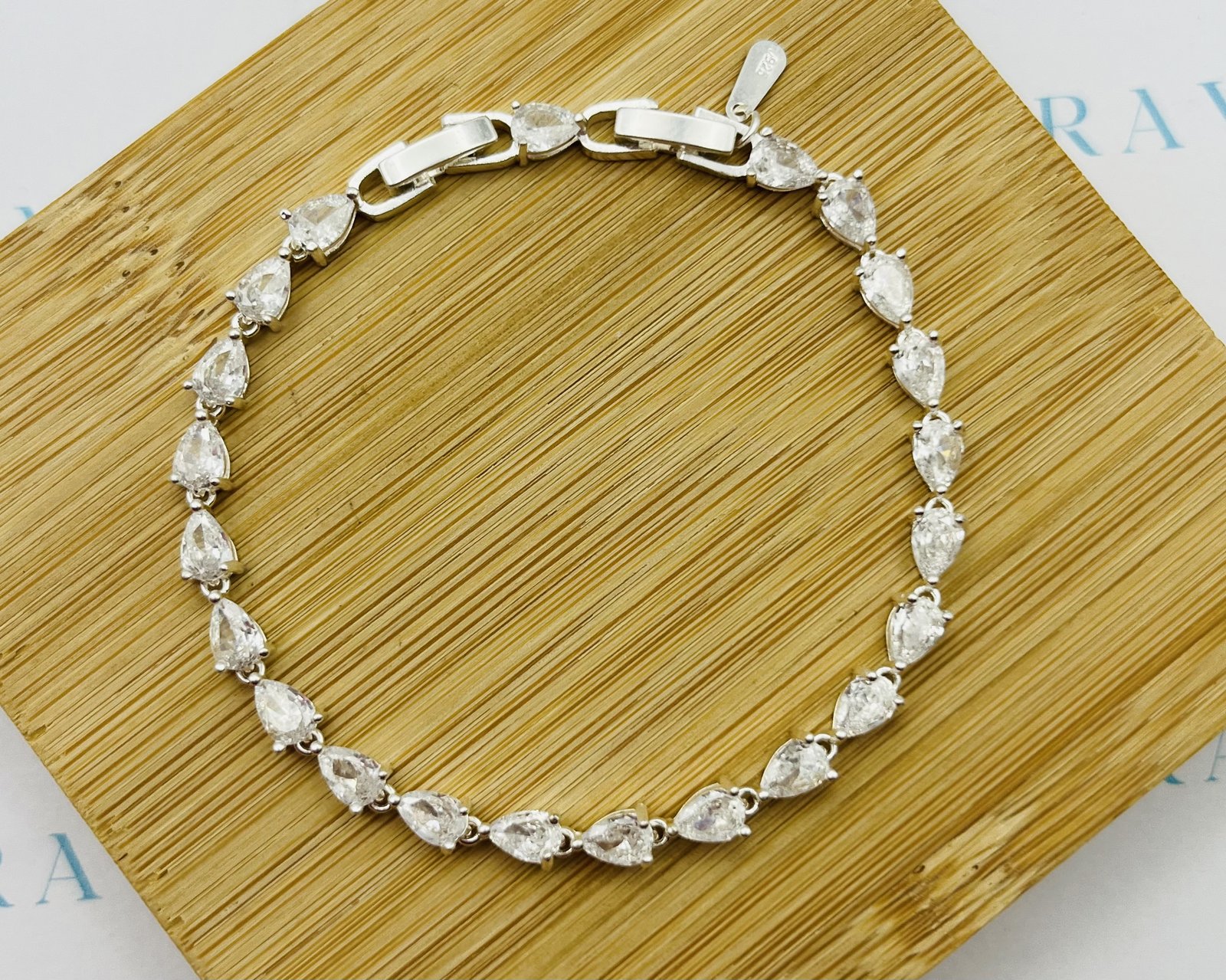 Pulsera Flow Circón Corazón - 19cm