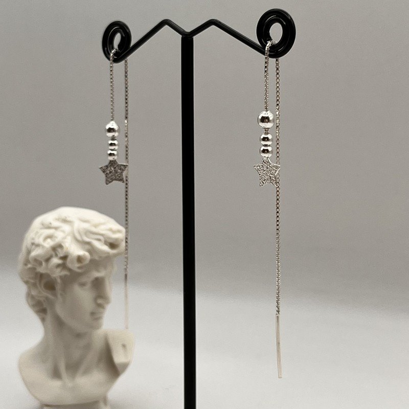 Imagen de Aros Colgantes Star