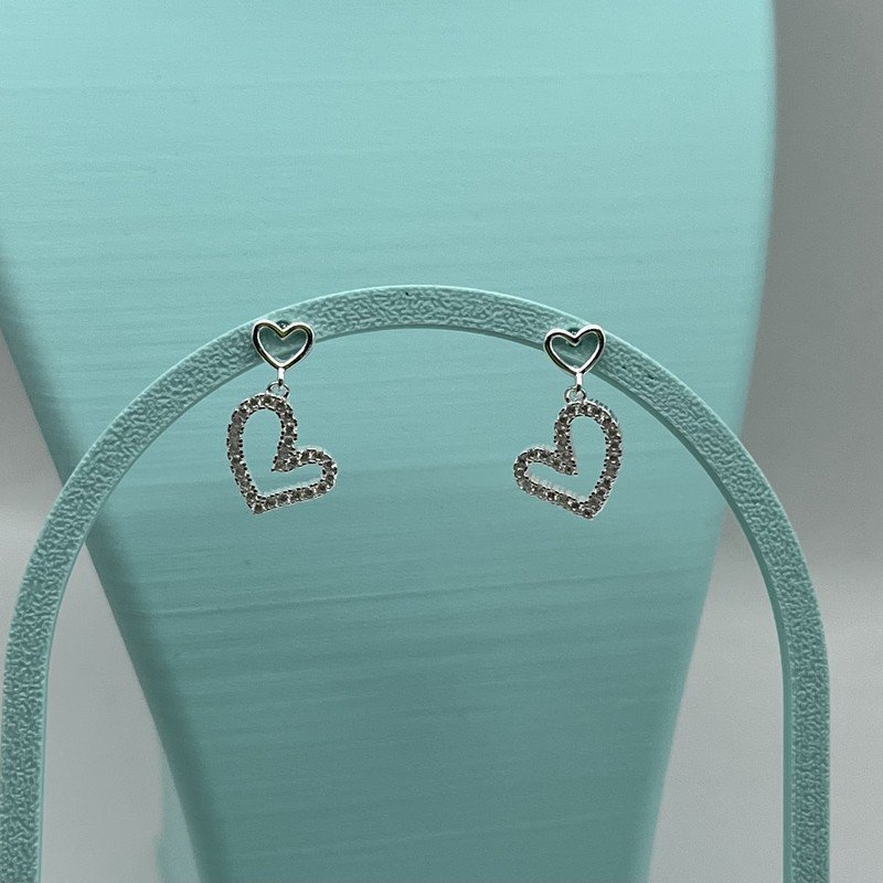 Aros Corazón Circón