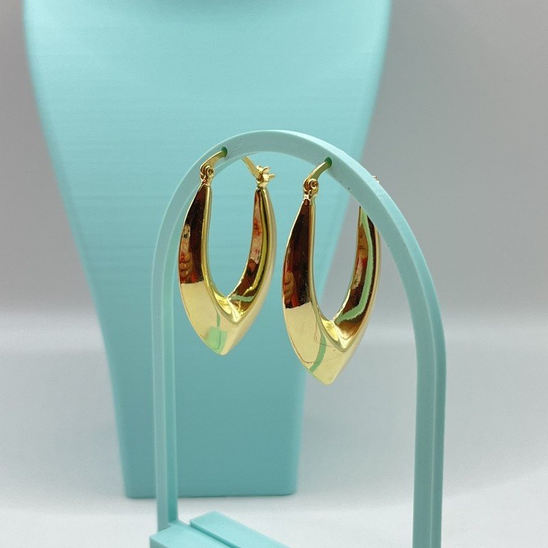 Imagen de Aros Alargados Gold - 3.8 cm