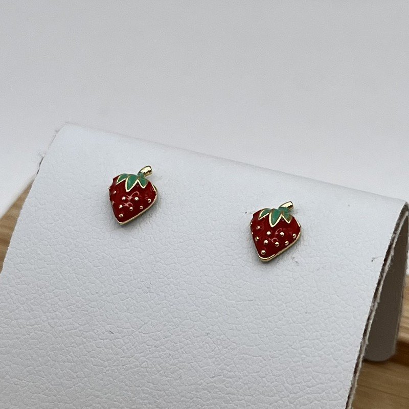 Imagen de Aros Frutilla Gold