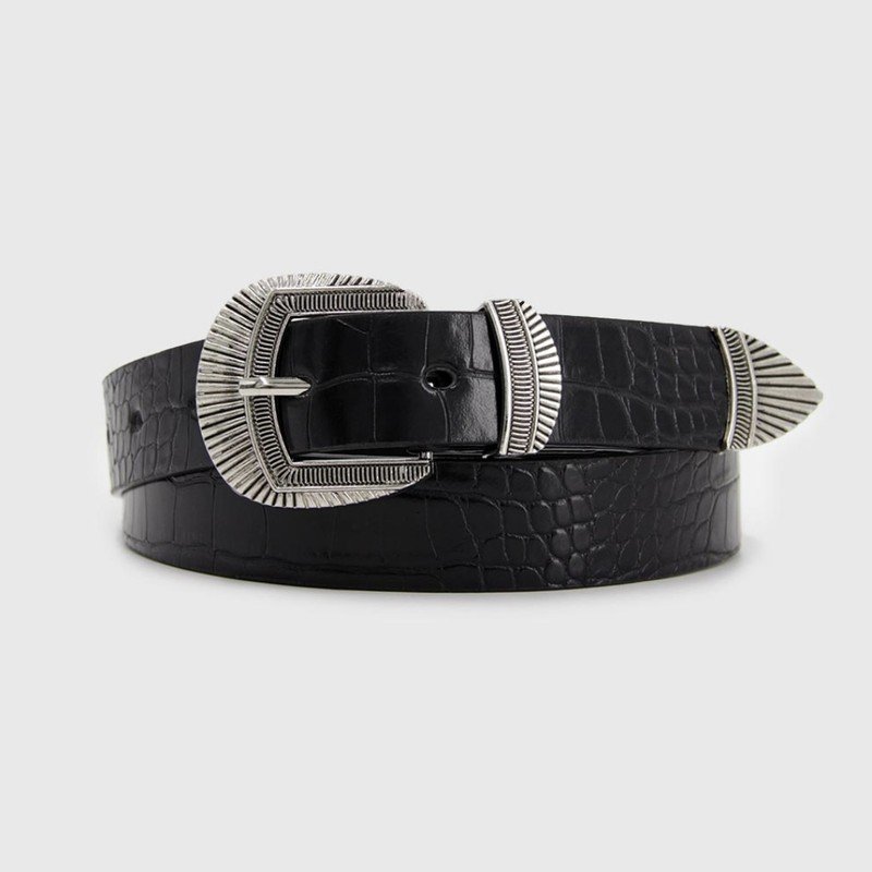 Cinturón Negro Textura Clásica