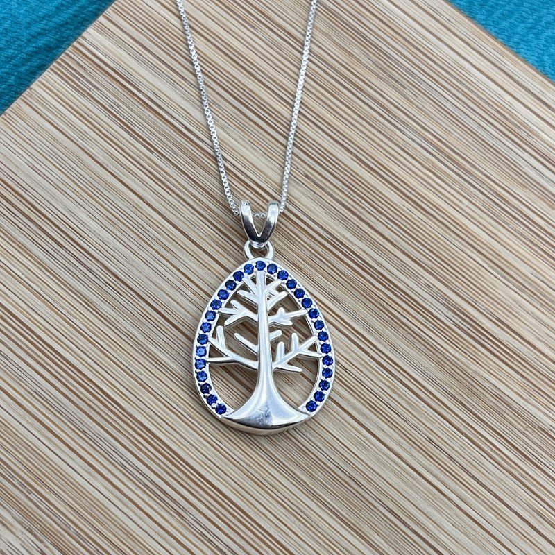 Imagen de Conjunto Tree Con Circón Azul