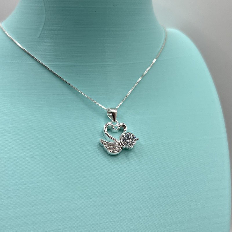 Conjunto Pareja De Cisnes Con Circones