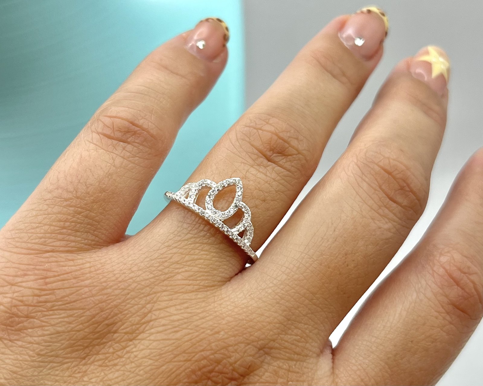 Imagen adicional 2 de Anillo Corona Real Circón
