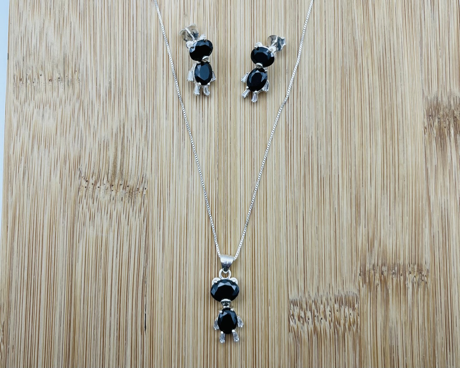 Imagen adicional 1 de Conjunto Oso Cristales Negros